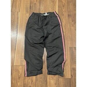 Vintage Y2K Pro Spirit Track Pants Men's L Gray Baggy Relaxed Zip Ankles (READ!)